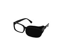 Kid/Adult Visual Acuity Recovery Silk Eye Cover, Training Amblyopia Strabismus Corrected Lazy Eye Patches for Glasses - Black
