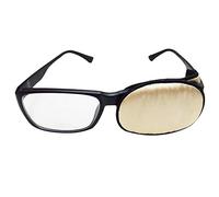 Kid/Adult Visual Acuity Recovery Silk Eye Cover, Training Amblyopia Strabismus Corrected Lazy Eye Patches for Glasses - Champagne