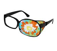 Kid/Adult Visual Acuity Recovery Silk Eye Mask Training Amblyopia Strabismus Corrected Lazy Eye Patches for Glasses(Yellow)