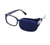 Kid/Adult Visual Acuity Recovery Silk Eye Mask Training Amblyopia Strabismus Corrected Lazy Eye Patches for Glasses(Navy)
