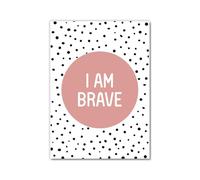 Kid Affirmations Encourage Quotes Wall Art Canvas Poster I Am Loved Kind Strong Smart Brave Unique Worthy Capable Enough Prints Kids Room Nursery Decor (SKU5,11x14inch=(28x35cm),Unframed)