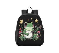 kid and toddler backpack Cute Frog Banjo Butterfly