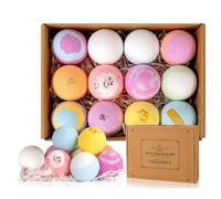 Kid Bath Bombs, Bath Bombs, 6PCS 60g Natural Ingredient Shower Moisturizes Soothes The Skin, Relieve Stress Bubbles SPA Essential for Women Gifts