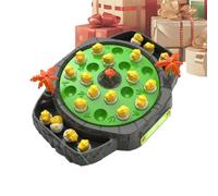 Kid Board Games Kids Dinosaur Magnetic Rotating Toy 2 Players