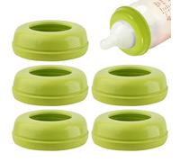 Kid Bottle Collar Rings - Bottle Lid Collar, Feeding Ring, Kid Gasket, Top Adapter, Screw Lock Ring | Closure Replacement for KidFeeding Bottles, Nursery, Kitchen, Travel, Daily Use