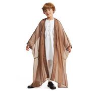 Kid Boys Arab Islam Thobe Traditional Middle Eastern Robe Set Dubai Style Ethnic Clothes Muslim Boys Outfit Arabic Thobe National Costume