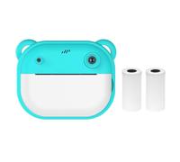 Kid Camera Children 1080P Digital Camera Thermal Print with 2.4Inch IPS Screen Photo Selfie Video Auto Focus with 2 Rolls Print Paper Birthday Gift for Girls Boys Holiday Travel