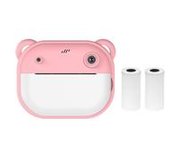 Kid Camera Children 1080P Digital Camera Thermal Print with 2.4Inch IPS Screen Photo Selfie Video Auto Focus with 2 Rolls Print Paper Birthday Gift for Girls Boys Holiday Travel