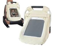 Kid Car Seat Sun Shade | Stroller Net with Mesh Peep Window - Car Seat Canopy with Mesh Peep Window - for New Parents Grandparents Families Outdoor Walking School Shopping Trips Garage Traveling