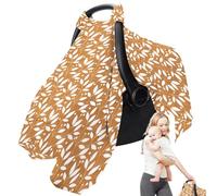 Kid Carseat Cover | Muslin Cotton Carseat Covers Child,Lightweight Kid Stroller Sun Shade, Muslin Cotton Child Car Seat Cover Dinosaur Design Fits for Girl Boy Most Strollers