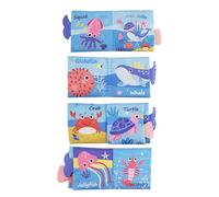 Kid Cloth Educational Book,Touch and Feel Book | Sensory Toys for , Activity Early Education & Development Soft Toys, Funny 3D Education Toy for Learning