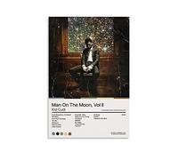 Kid Cudi - Man On The Moon 2 - Album Art Poster - Home Decor - Wall Art - Tracklist - Unframed Poster Decorative Painting Canvas Wall Posters And Art Picture Print Modern Family Bedroom Decor Posters
