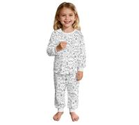 Kid DIY Hand Painted Colorable Pajama Set Boys Girls Funny Cartoon Coloring Pajama with Markers 2 Piece Sets Comfy