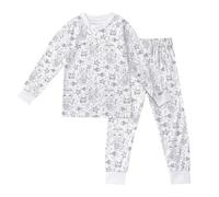 Kid DIY Hand Painted Colorable Pajama Set Boys Girls Funny Cartoon Coloring Pajama with Markers Black and White 2 Piece Pjs Sets 10-12 5t 10-12 4t 3t 2t 8 14-16 7-8 12-14 6 10 7 12 5t 3t 4t 2t 14-16 8