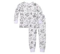 Kid DIY Hand Painted Homewear Set Colouring Pajama Sets for Boy and Girl Can Play with and Wear 3 Month Girl Big Baby Blankets for Girls (F, 3-4 Years)