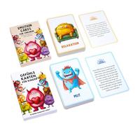 Kid Emotions Cards - Realistic Picture Learning, Educational Emotion Recognition Set | Compact Teaching Aid For Home Kindergarten Travel Social Skills Development