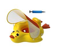 Kid Float With Canopy - 640g Inflatable Kids Pool Floats, Cute Duck Swim Pool Float | Floating Pools Toy For Boys Girls 12-36M 2-6Y Outdoor Water Park Beach Vacation Travel Family Gathering Backyard