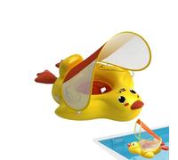 Kid Float with Canopy | Inflatable Anti-tip Anti-Slip,Cute Duck Swim Pool Float,for 12-36M Kids Outdoor Water Park Vacation Backyard Travel Resort