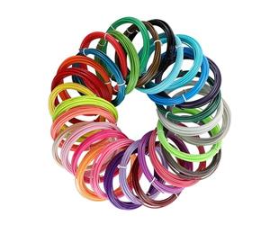 Kid Friendly 1.75mm Filament for 3D Pen Refill, 30 Unique Color, Enhances Creativity and Imagination Filament Pack