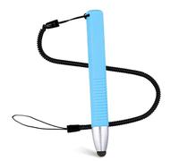 Kid-Friendly Stylus Pens for Touch Screens, Capacitive Stylus Pen with Tether Children's Crayon Stylus Pen Compatible with iPad iPhone Tablet Smartphones Touch Screen Devices (Blue)