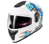 Kid Full Face Motorbike Hel-Mes for Ages 3-12,Dirtbike ATV Bicycle Go-Kart Electric Scooter Hel-Met for Youth Child for Bicycle Moped A2,50-55cm