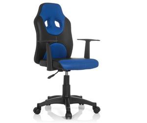KID GAME AL - Swivel Chair - Children Black / Blue