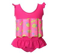 Kid Girls Boy Float Suit One Piece Floating Swimsuit with Adjustable Buoyancy Flotation Swimwear Learn to Swim Training Aid Vest Bodysuit Beach Bathing Suit Swimming Costume Hot Pink 2-3 Years