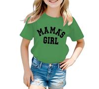 Kid Girls Cute Graphic Print Round Neck Short Sleeve Tee Summer Casual T Shirt Mortification