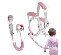 Kid Harness with Leash, Glow-in-The-Dark Toddler Leashes Anti-Lost Wrist Link, Baby Anti Lost Harness Belt Strap, Kids Walking Wristband Assistant, Baby Walking Holder