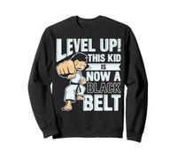 Kid Is Now A Black Belt Proud Warrior Karate Fighter Humor Sweatshirt