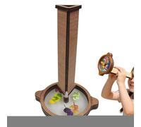 Kid Kaleidoscope - DIY Wooden Science Toy, 3D Lens Rotating Visual Tool with Creative Design, Educational Plaything for Nature Lover Outdoor Play Birthday Festival Activities