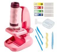 Kid Learning Experiment, Educational Science Exploration Toy, Portable Magnification Microscope, Home School STEM Activities, Child Friendly Optical Instrument for Young