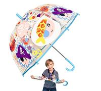 Kid Licensing Transparent Umbrella Bell 19'' Manual Pirates, Youth Unisex, Multicolor, One Size