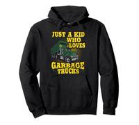 Kid Loves Garbage Trucks Refuse Trash Truck Lover Toddler Pullover Hoodie