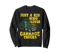 Kid Loves Garbage Trucks Refuse Trash Truck Lover Toddler Sweatshirt