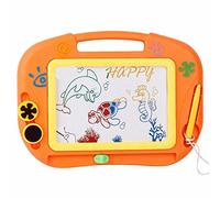 Kid Magnets Building Children's Large Drawing Board Board Writing Board Drawing Board Children's Toys Multiplication Splat (Orange, One Size)