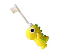 Kid Manual Toothbrush Cute Dinosaur Kids Tiny Tots Toothbrush BPA Free | Safe And Harmless Bpa Free Ergonomic Easy Grip Handle Small Brush Head for Tot Children Boys Girls Ages 1-3