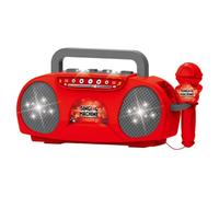 Kid Microphone And Speaker,Karaoke Mic With Speaker | Kids Adult Karaoke Machine Kids' Instrument Accessories Lighting Effect For Family Home