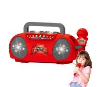 Kid Microphone And Speaker - Karaoke Speaker,Portable Adult Karaoke Machine, Kids' Instrument Accessories Lighting Effect For Family Home