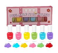 Kid Nail Polish - 6 Piece Peel Off Water Based Manicure,Girls Nails Polish Set | for Teen Party Home Salon Wedding Travel Dating Commuting Beginners Professionals