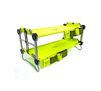 Kid-O-Bunk - Camping Bunk Beds - with 2 x Organisers - Lime Green