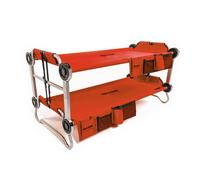 Kid-O-Bunk - Camping Bunk Beds - with 2 x Organisers - Red