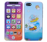 Kid Phone Toy Eight Different Modes Color Model Fruit Model Perfect Preschool Learning Machine for Children Above 18 Months Old Plastic Blue Purple (Purple)