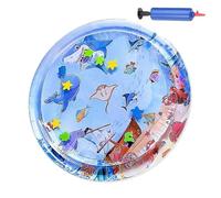 Kid Play Mat with Inflator - Colorful Pets Water Bed | Inflatable Pet Supplies, Portable Sensory Playing Beds for Hot Weather, Outdoor Use