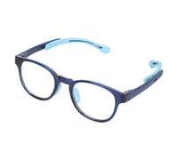 Kid Portable Color Blindness Glasses Lightweight Protection Anti Reflective for Everyday Activities TR Material (Blue)