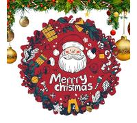 Kid Puzzles, Decorative Christmas-themed, Wreath Shape Wood Puzzles for Family, for Men Women Girls Youth Teens Husband Son Daughter Friends Coworkers