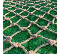 Kid-Safe Climbing Net - 1x2m Hemp Rope Safety Mesh - Indoor/Outdoor Anti-Climb Isolation Net - Versatile Jute Canopy Safety Solution