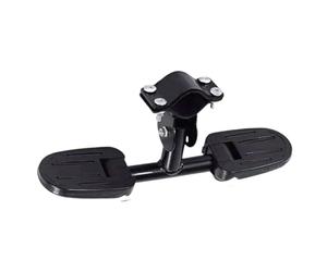 Kid Scooter Footrest Lightweight Plastic Metal Construction Anti Slip Surfaces Wide Compatibility Quick Install Toddler Footrest