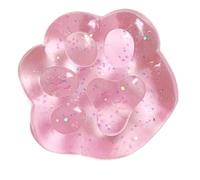 Kid Squeeze Toys, Simulated Cat Paw Pinching Toy, Soft Elastic Texture, Cute Desktop Ornament and Stress Reliever for Girls Toddler Adults Kids Relaxing Play, Home Office 1.57x1.57in