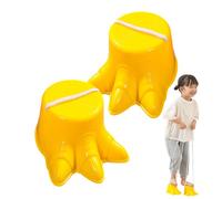 Kid Stilts - Classic Picnic Game Set | 2pcs Big Feet Stilts Active Kids Toys, Dinosaur Foot Shape Balancing Stilt, For School Competition Square Park